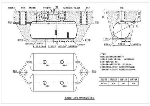 化糞池安裝示意圖